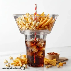 Coffee Cup with Snack Bowl